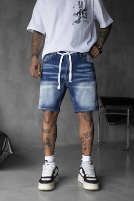 Black Island - DENIM SHORT BLUE 15590
