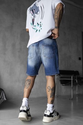 DENIM SHORT BLUE 15590 - Thumbnail (3)