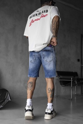 DENIM SHORT BLUE 16235 - Thumbnail (3)