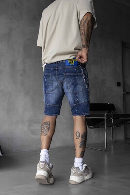 DENIM SHORT BLUE 16265 - Thumbnail (3)