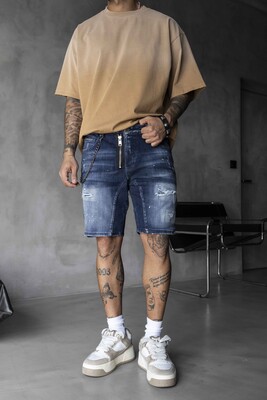 DENIM SHORT BLUE 16296 - Thumbnail (2)