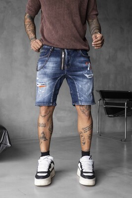 Black Island - DENIM SHORT BLUE 16347