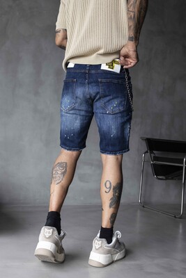 DENIM SHORT BLUE 16350 - Thumbnail (2)