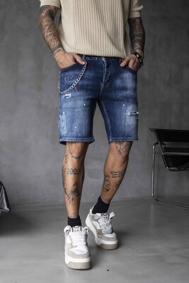 DENIM SHORT BLUE 16351 - Thumbnail (2)