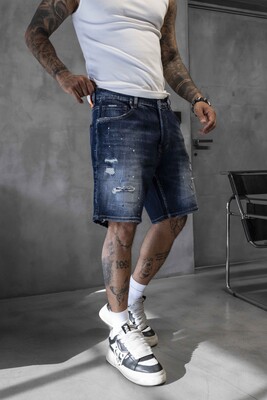 Denim Short Blue 17222 - Thumbnail (2)