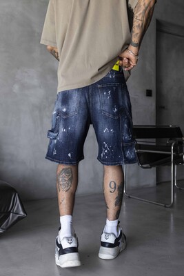Denim Short Blue 17266 - Thumbnail (3)