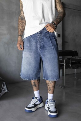 Black Island - Denim Short Blue 17268-1 (1)