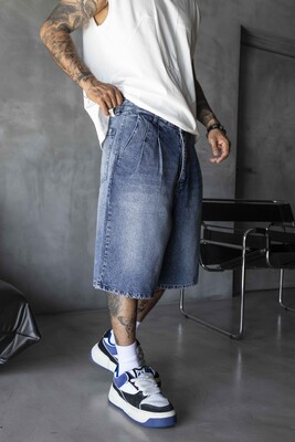Denim Short Blue 17268-1 - Thumbnail (2)