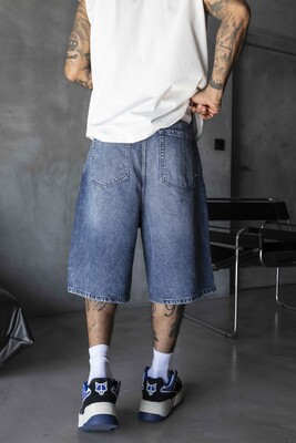 Denim Short Blue 17268-1 - Thumbnail (3)
