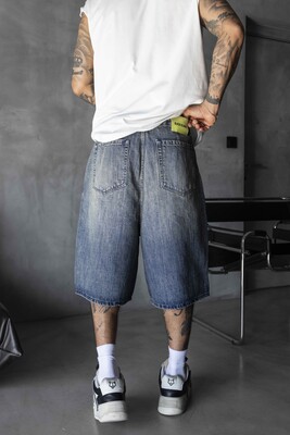 Denim Short Blue 17270 - Thumbnail (3)