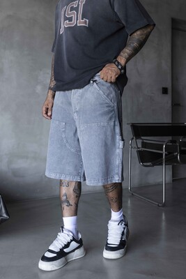 Denim Short Gray 17255 - Thumbnail (2)