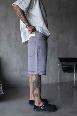 Denim Short Pink 17242 - Thumbnail (2)