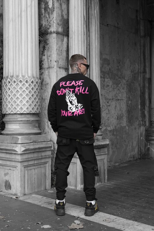 Don't Kill Your Art Black Sweatshirt 1659 (3)