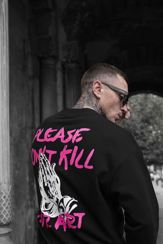 Don't Kill Your Art Black Sweatshirt 1659 (5)