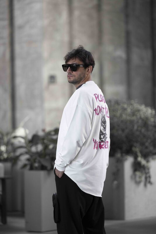 Don't Kill Your Art White Sweatshirt 1659 (4)