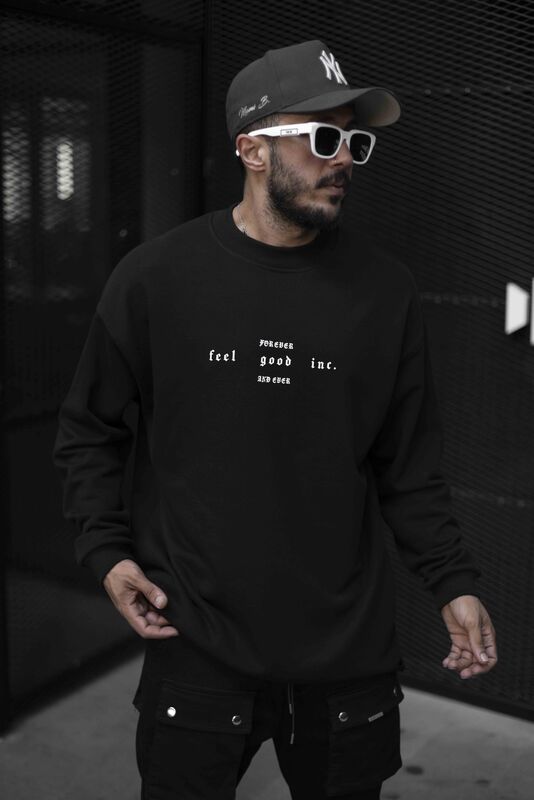 Feel Good Black Sweatshirt 1661 (3)