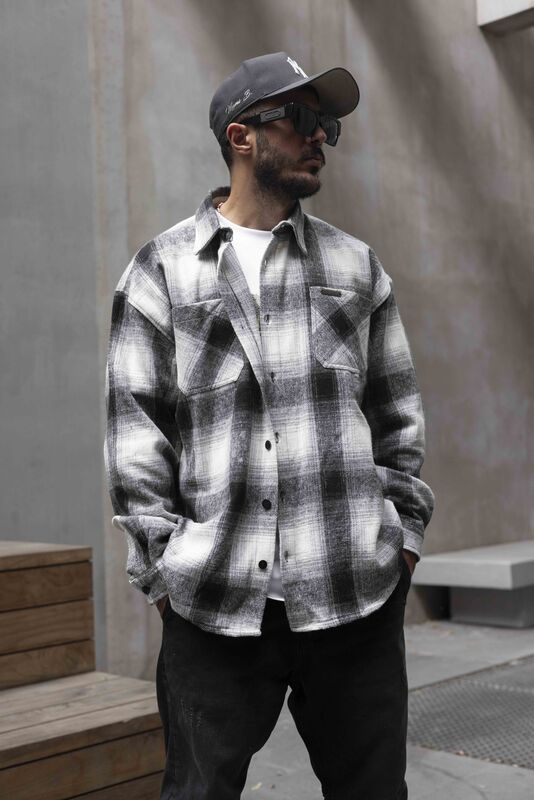 FLANNEL SHIRT BLACK 16531 (3)