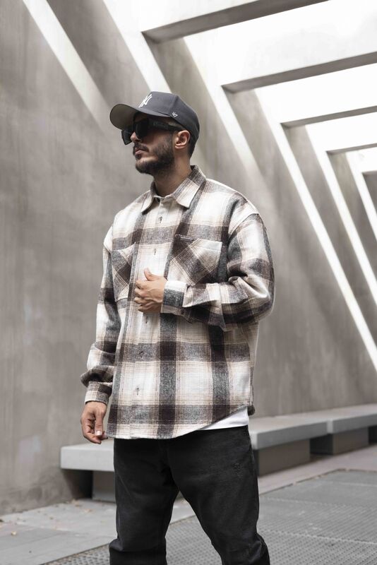 FLANNEL SHIRT BROWN 16532