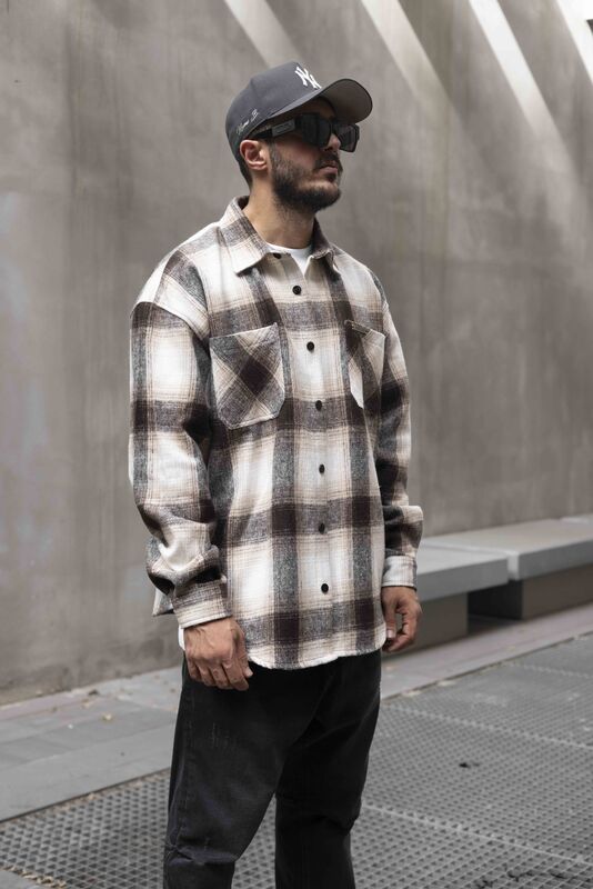 FLANNEL SHIRT BROWN 16532 (4)