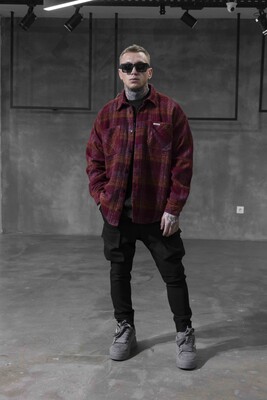 FLANNEL SHIRT RED 15365 - Thumbnail