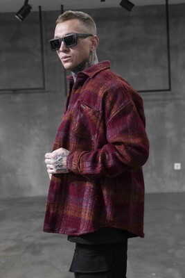 FLANNEL SHIRT RED 15365 - Thumbnail