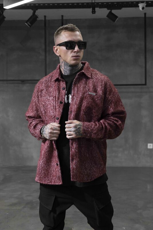 Black Island - FLANNEL SHIRT RED 15459 (1)