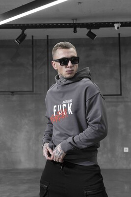 Forever Anthracite Hoodie 1523 - Thumbnail