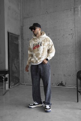 Forever White Hoodie 1523 - Thumbnail (3)
