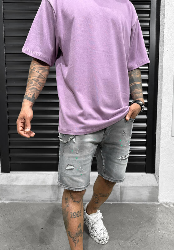Supreme Basic T-shirt Purple 1631 (3)