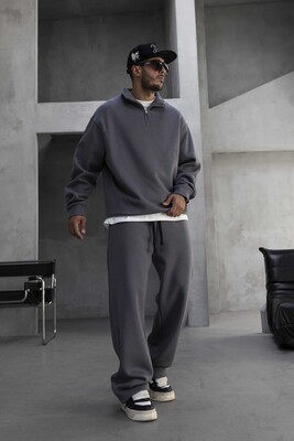 Black Island - Half Zip Relaxed Fit Antra Tracksuit 1947-60 (1)