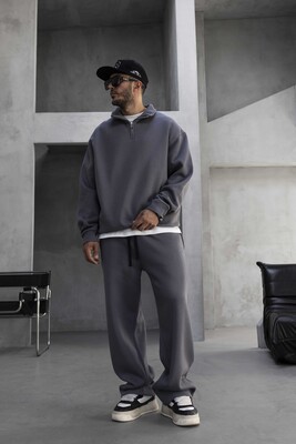 Half Zip Relaxed Fit Antra Tracksuit 1947-60 - Thumbnail (2)