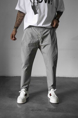 Black Island - Parachute Jogger Pants Grey 16342