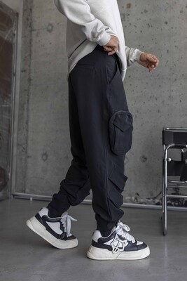 Jogger Pants Black 16407 - Thumbnail (3)