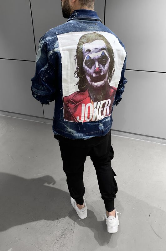 Joker Printed Denim Jacket 15412 (1)