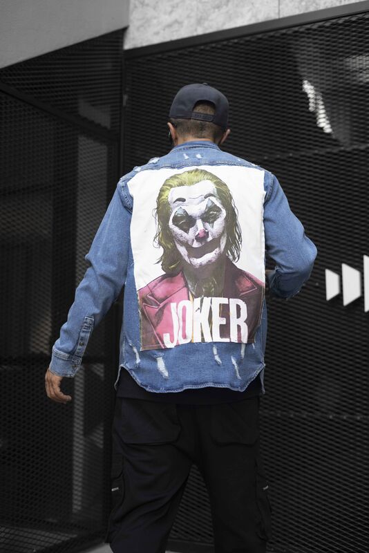 Joker Printed Denim Jacket 16366-1 (1)