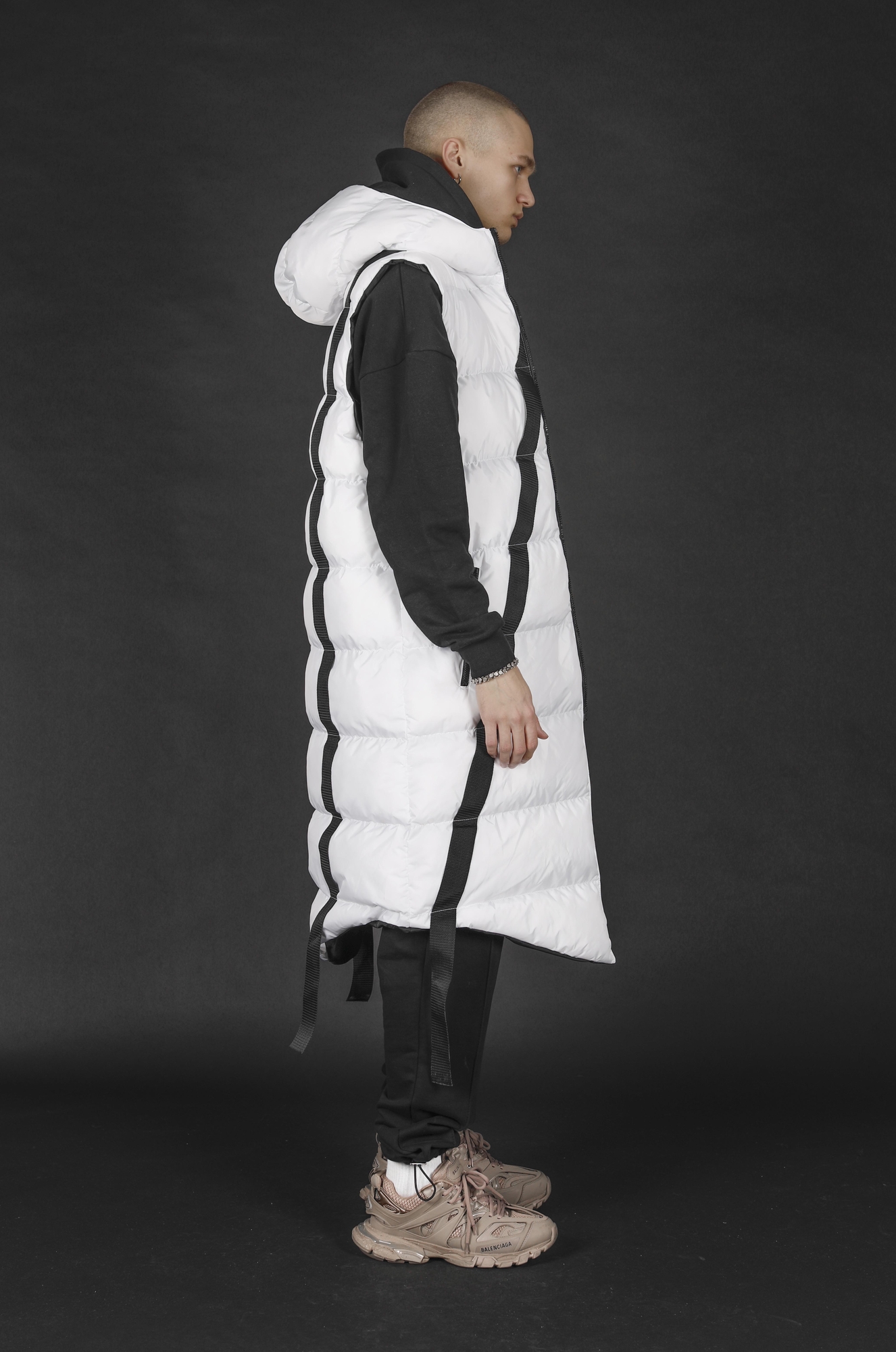 LONG PUFFER WEST WHITE 5013
