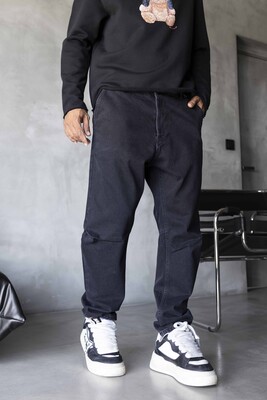 Black Island - Loose Fıt Black Jeans 16940 (1)