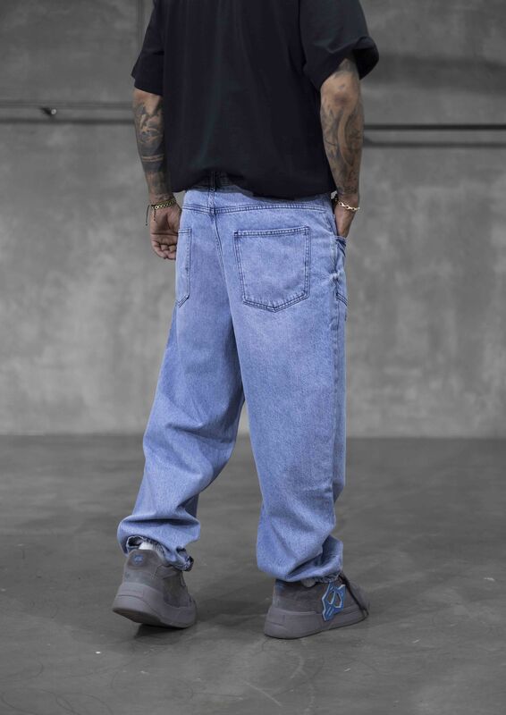 Loose Fit Blue Jeans 16110 (3)