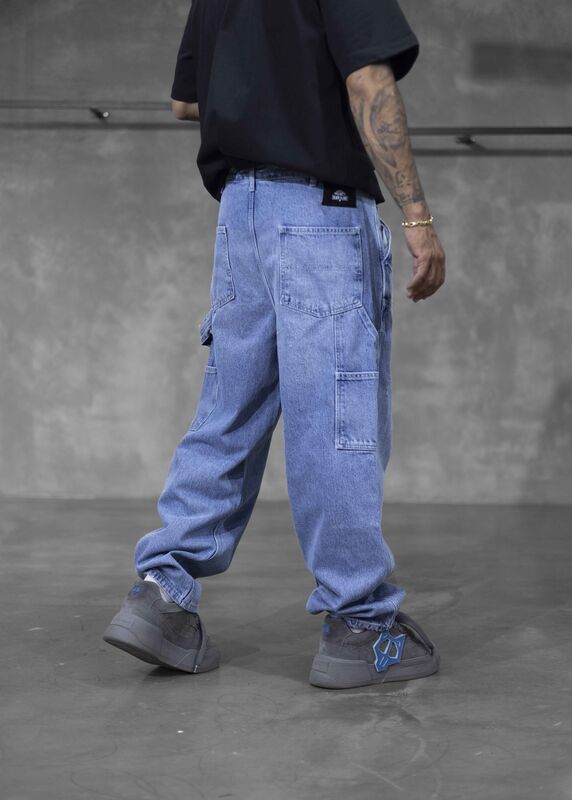 Loose Fit Blue Jeans 16389 (3)