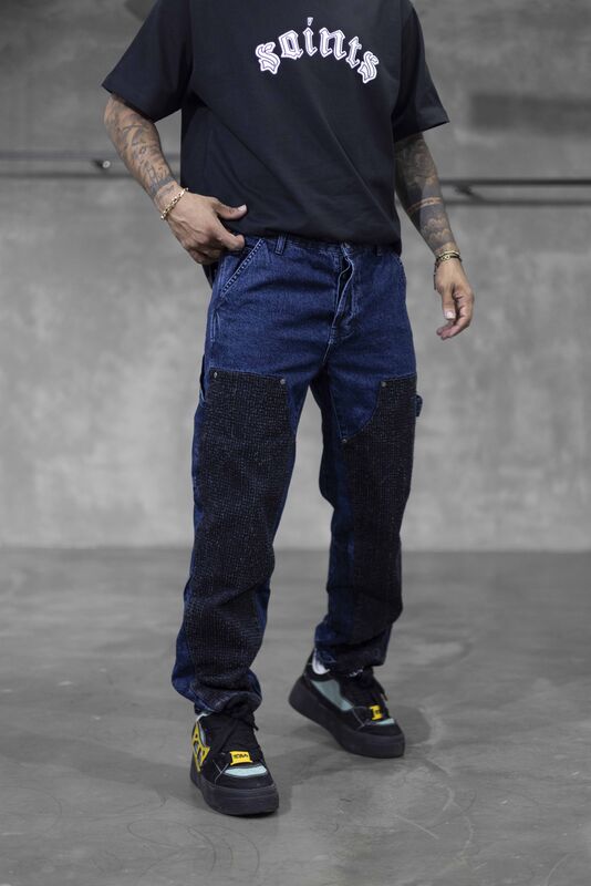 Loose Fit Blue Jeans 16436-2 (1)
