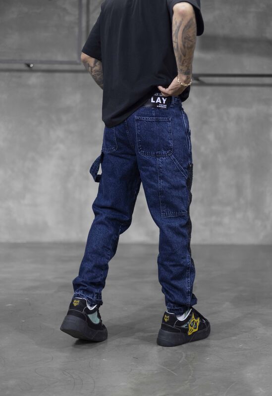 Loose Fit Blue Jeans 16436-2 (3)
