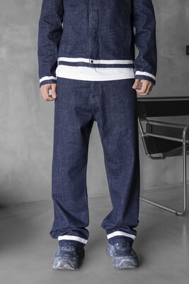 Black Island - Loose Fit Blue Jeans 17077