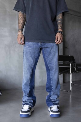 Black Island - Loose Fit Blue Jeans 17250