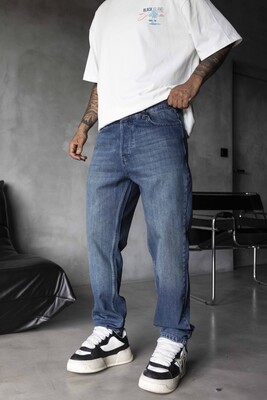 Black Island - Loose Fit Blue Jeans 17287 (1)