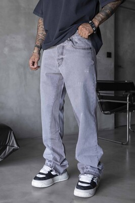 Black Island - Loose Fit Gray Jeans 17252 (1)