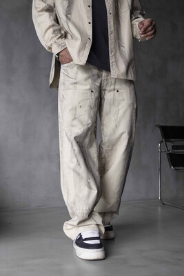 Black Island - Loose Fit Washed Beige 17123 (1)