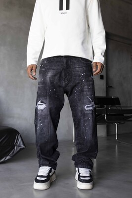 Black Island - Lux Denim Black Jeans 17277