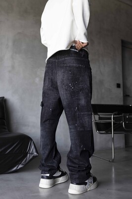Lux Denim Black Jeans 17277 - Thumbnail (2)
