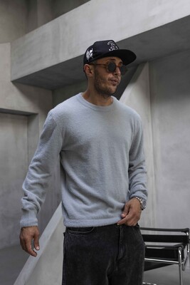 Black Island - Minimal Knit Sweater Gray 1007 (1)