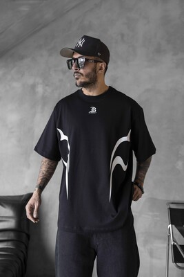 Black Island - NEW PRINTED T-SHIRT BLACK 1816 (1)